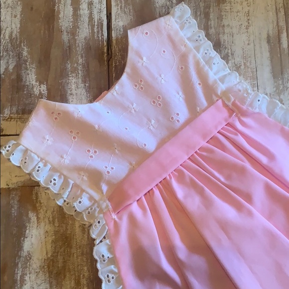 Dainty vintage eye lit infant outfit  size 3m - Picture 2 of 11